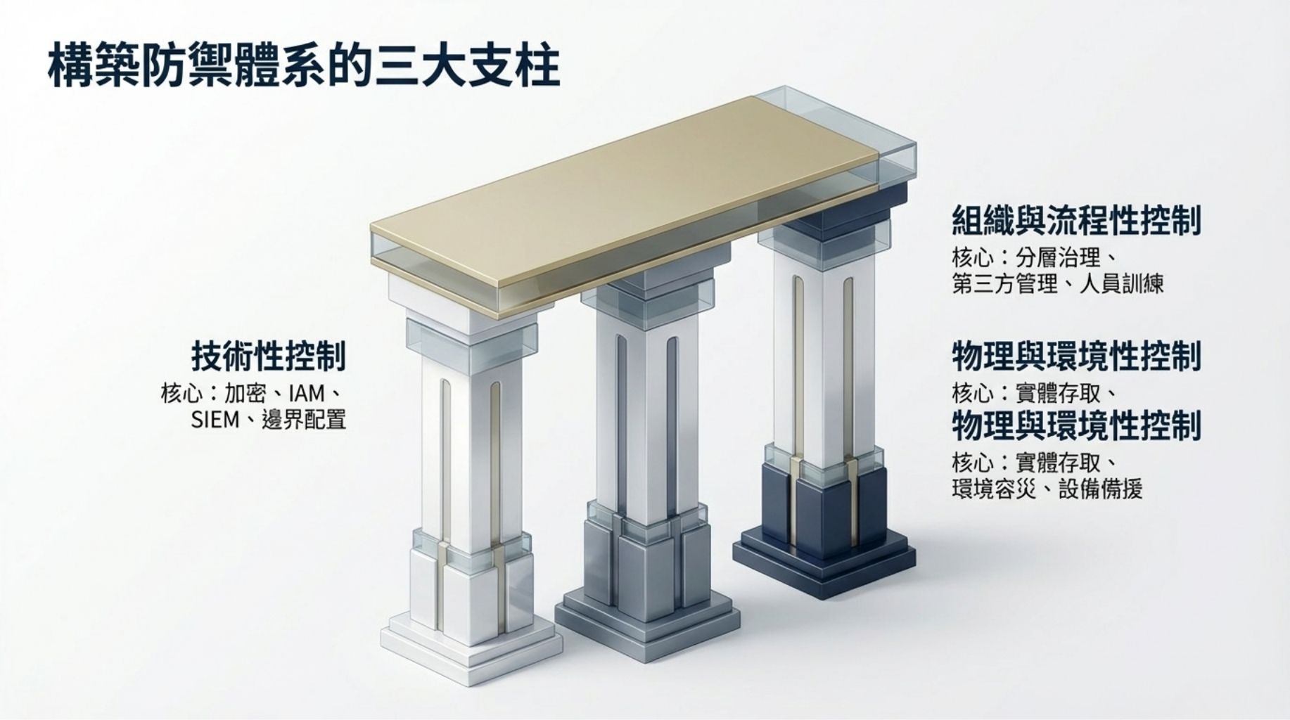 Annex A控制類別總覽（技術、組織、物理）